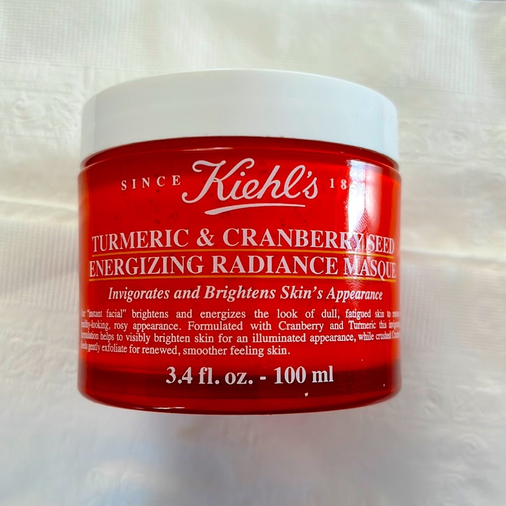 Kiehl’s Turmeric and Cranberry Seed Mask. NEW!